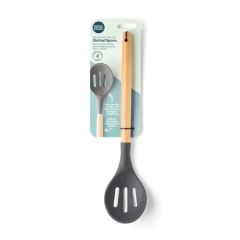 Taylors Eye Witness Silicone & Beech Wood Slotted Spoon 32cm