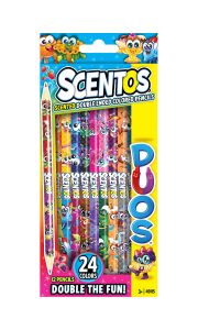 SCENTOS Scented Duos Double Ended Colored Pencils 12pc S21