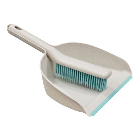JVL ANTIBAC DUSTBAN WITH RUBBER BRISTLES
