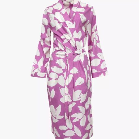 CYBERJAMMIES VIOLA PETAL PRINT LONG DRESSING GOWN