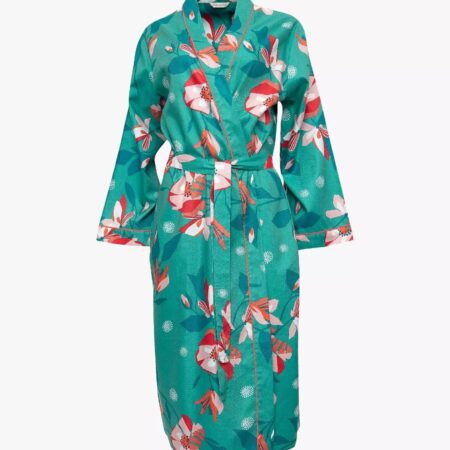CYBERJAMMIES COCO FLORAL PRINT LONG DRESSING GOWN