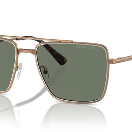 MICHAEL KORS SUNGLASSES SHINY GOLD / GREEN SOLID