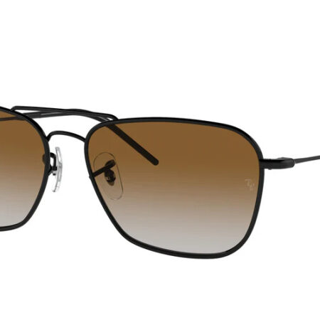 RAYBAN SUNGLASSES CARAVAN REVERSE-BLACK / BROWN