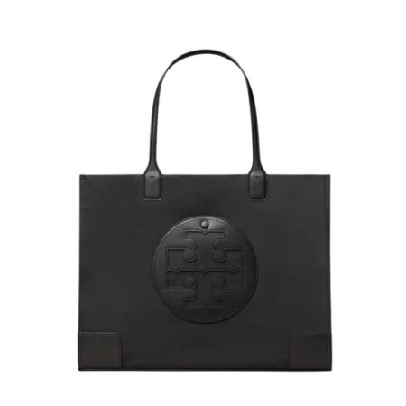 TORY BURCH ELLA TOTE BLACK BIG BAG
