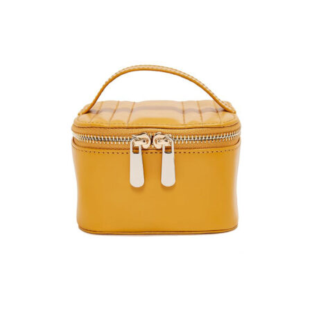 WOLF MARIA ZIP JEWELRY CASE- MUSTARD