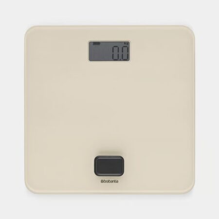 BRABANTIA BATTERY FREE BATHROOM SCALES BEIGE