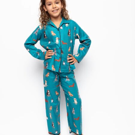 CYBERJAMMIES COCO MJ GIRLS DOG PRINT L/SLV PYJAMA SET