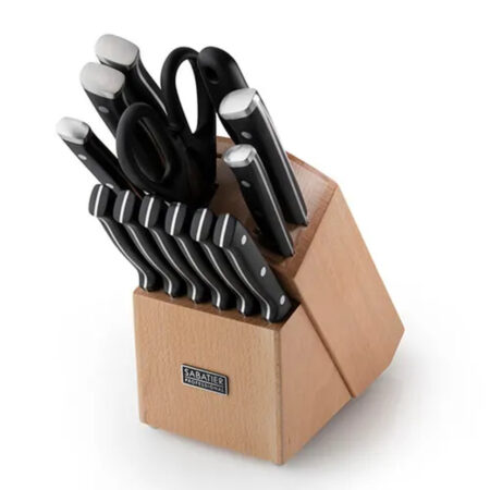 TAYLORS EYE 13 PCS SABATIER KNIFE BLOCK SET