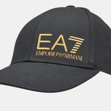 GIORGIO ARMANI UNISEX WOVEN BASEBALL BLACK  HAT CC010/247088