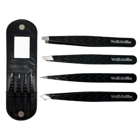 WOLF AND GRIFFIN PROFESIONAL TWEEZER BLACK