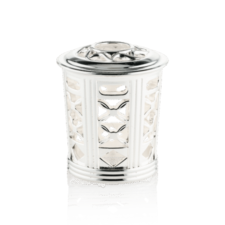 DR VRANJES SILVER METAL HEAVY DIAMOND CAP