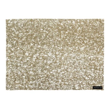 CHILEWICH METALLIC LACE TABLE MAT 13*18-GOLD