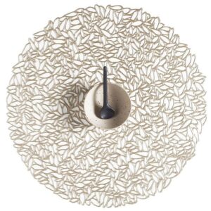 CHILEWICH PRESSED PETAL MAT 15 CHAMPAGNE - Image 1
