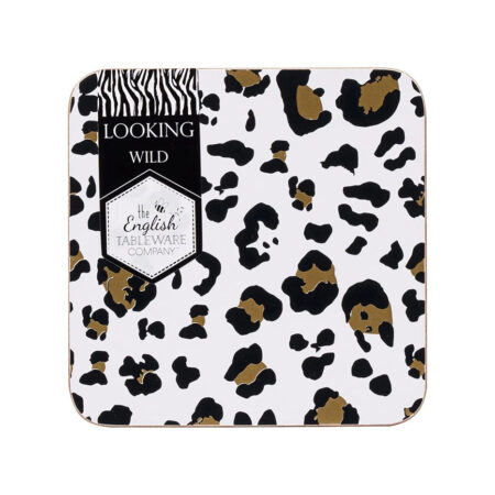 THE ENGLISH TABLE WARE LOOKING WILD COASTER SET OF 4