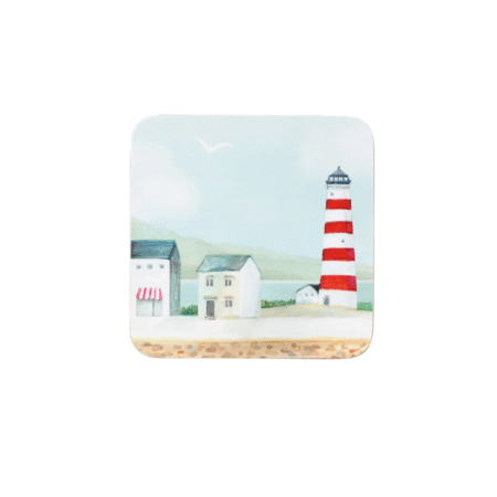 THE ENGLISH TABLE WARE COAST SET OF 4 COASTERS