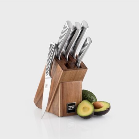 TAYLORS EYE 5PCS ACACIA WOOD/ACRYLIC KNF BLOCK STRATFORD BLK HOLLOW