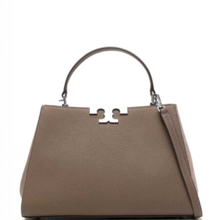 TORY BURCH ELEANOR PEBBLED MEDUIM WILD MUSHROOM BAG