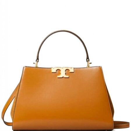 TORY BURCH ELEANOR SATCHEL MEDUIM  WHISKEY BAG
