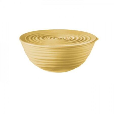 GUZZINI M BOWL WITH LID TIERRA - YELLOW