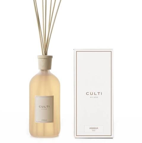CULTI HOME PARFUM DECOR CLASSIC WHITE WITH STICKS- SUPERAMBER 500ML