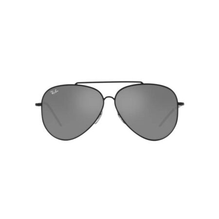 RAYBAN SUNGLASSES AVIATOR REVERSE-BLACK/SILVER