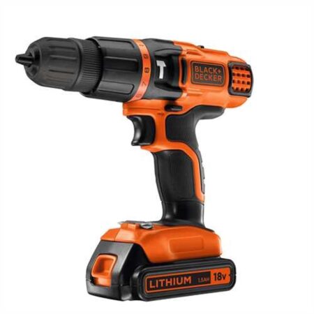 Black & Decker EGBL188KB 18V Lithium 2 Gear Hammer Drill 220-240 Volts 50/60Hz