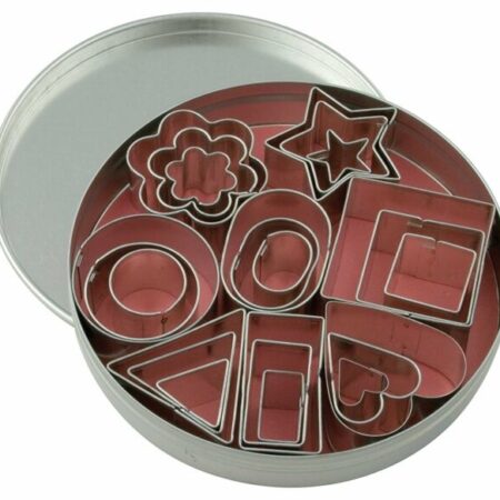 DEXAM COOKIE CUTTERS MINATURE ASSORTED SHAPES SET/24