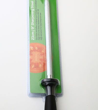 TEW SHARPENING STEEL 23CM- BLACK