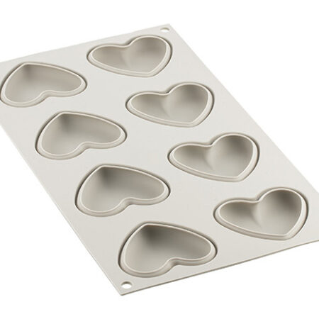 SILIKOMART KIT MINI PETIT AMOUR- 8ANELL CUORE GREY