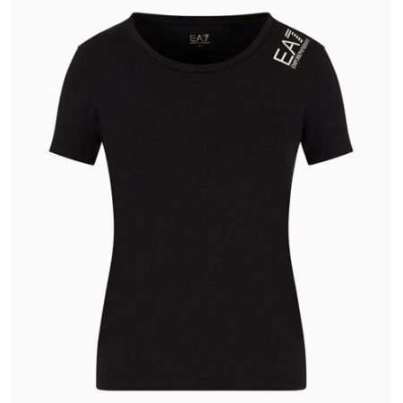 EA7 Emporio Armani T-Shirt 8NTT50 TJFKZ 0200 Black Regular Fit