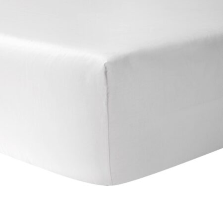 YVESDELORME- TRIOMPHE BLANC FITTED SHEET 180*200CM