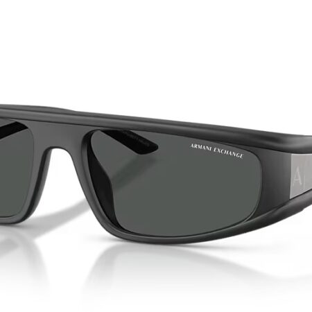 ARMANI EXCHANGE SUNGLASSES MATTE DARK GREY/D GREY SIZE 59