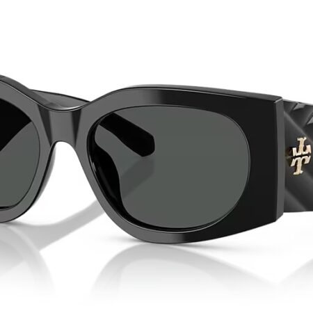 TORY BURCH SUNGLASSES BLK/DARK GREY SIZE 56