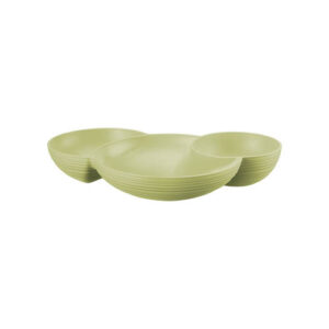 GUZZINI HORS D'OEUVRES DISH TIERRA SEAWEED GREEN - Image 1