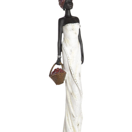 GILDE AFRICAN WOMEN SYNTHETIC RESIN BROWM /CREAM/WHITE