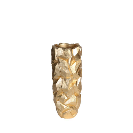 GILDE PLANTER XXL,SYNTHETIC RESIN GOLD COLORED