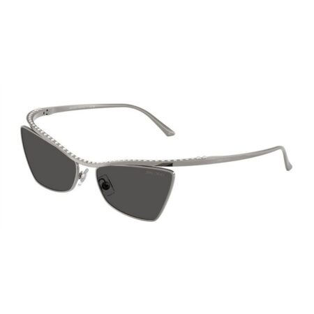 JIMMY CHOO SUNGLASSES GUMETAL/DARK GREY SIZE 56