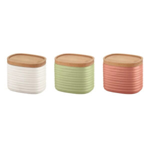 GUZZINI SET OF 3 S STORAGE JARS TIERRA ASSORTED - Image 1