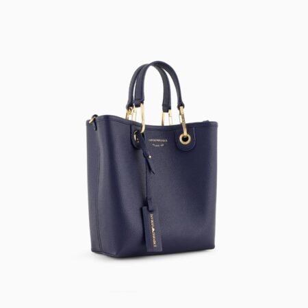 EA WOMAN PVC/PLASTIC SHOPPING BAG BLUE GREY