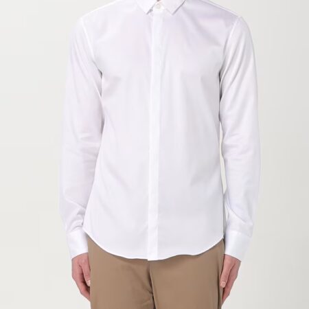 EA MEN WOVEN SHIRT WHITE