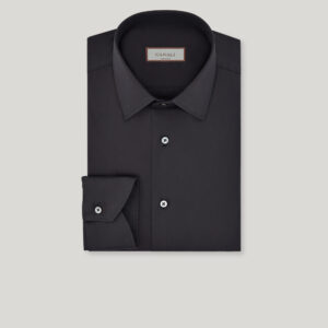 CANALI SHIRT COTTON BLACK - Image 1