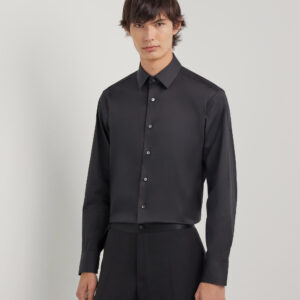 CANALI SHIRT COTTON BLACK - Image 2