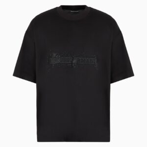 ARMANI MAN JERSEY T-SHIRT BLACK M - Image 1