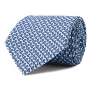 CANALI BLUE SILK TIE - Image 1