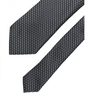 CANALI TIE 100% SILK DARK GREY - Image 1