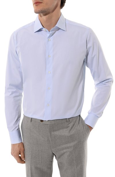 CANALI SHIRT COTTON LIGHT BLUE - Image 2