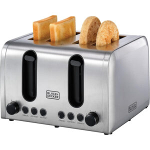 B&D 4 SLICE PARALLEL SLOT SS TOASTER ET444 - Image 1
