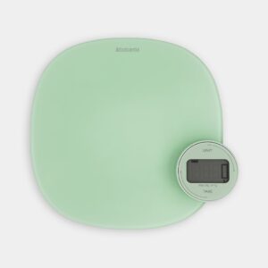 BRABANTIA DIGIT KITCHEN SCALES PLUS JADE GREEN - Image 1