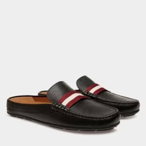 BALLY CARTHER BLACK BOVINE GRAINED 42 - Image 1