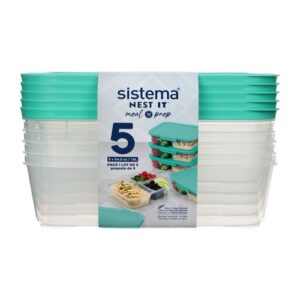 SISTEMA NEST PACK OF 5 1.9L PREP CONTAINER - Image 1